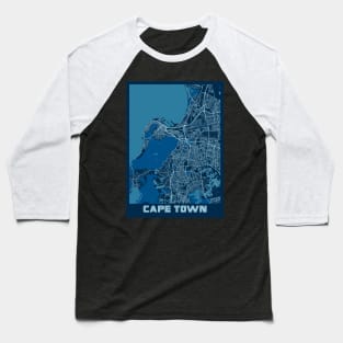 Cape Town - South Africa Peace City Map Baseball T-Shirt